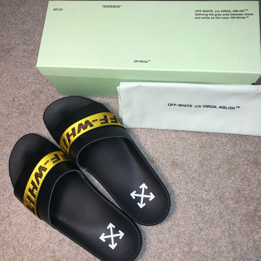 OFF-WHITE slides
